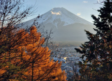 Япония, Осень у подножия Фудзиямы