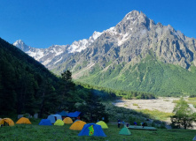 Кавказ, Жемчужина Кавказа — Чегемское ущелье вместе с детьми (в палатках)