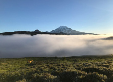 Камчатка, Срединный хребет: вулкан Ичинский и камчатская Швейцария