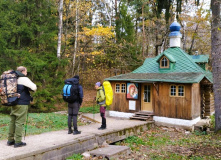 Подмосковье, Однодневный пеший поход - Дорога в Лавру (Хотьково-Семхоз)