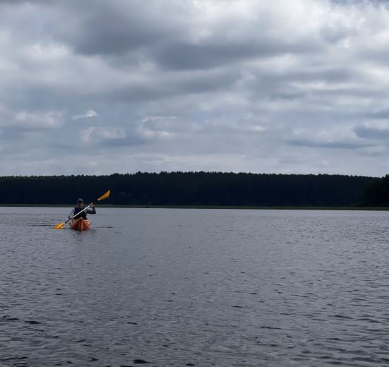 Селигерский экспресс: автономный поход на морских каяках