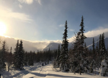 Кольский, Зимняя Сказка в Хибинах: лыжные прогулки в горах