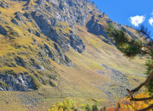 Кавказ, Палаточный лагерь в Санчаро (разведка)