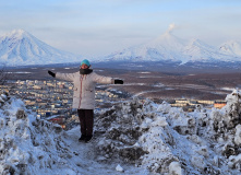 Камчатка, Горнолыжный лагерь на Камчатке: тепло земли и море снега