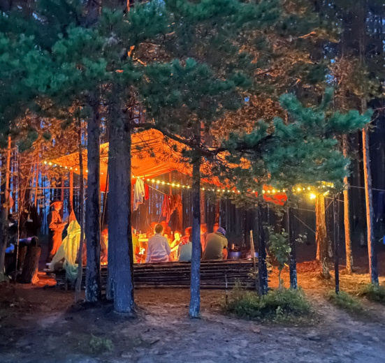 Сплав по реке Суна на байдарках