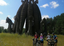 Подмосковье, Велопоход в арт-парк Никола-Ленивец