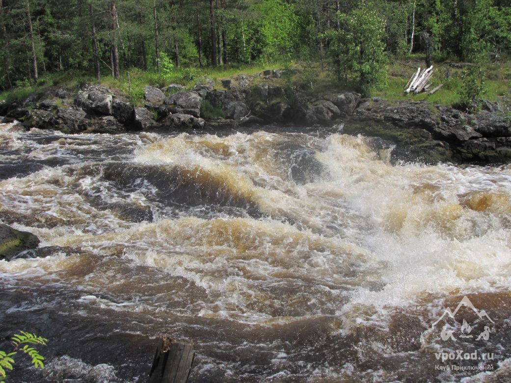 Река Водла в Карелии