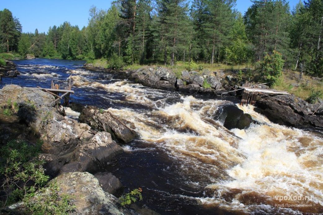 Река Водла в Карелии