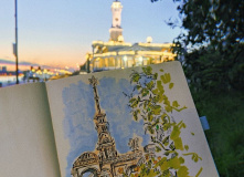 Карелия, Арт-поход по Ладожским шхерам на моторных лодках: пленэр на островах