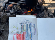 Карелия, Арт-поход по Ладожским шхерам на моторных лодках: пленэр на островах