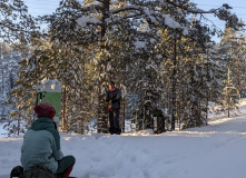 Северо-Запад, Лыжная тренировка в Ленобласти