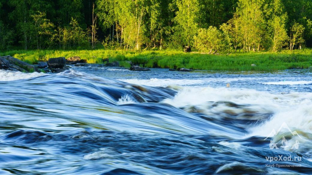 Река Водла в Карелии