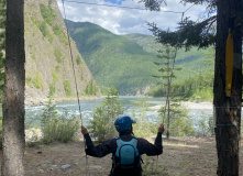 Сибирь, Восточный Саян: сплав по реке Диби и Ока Саянская на байдарках