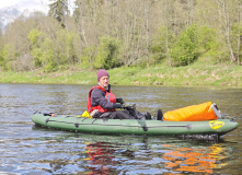 Подмосковье, Поход на одноместных байдарках по реке Волга с Бенскими порогами