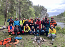 Урал, Байдарки на Урале : майский сплав по реке Сакмара