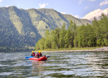 Сибирь, Восточный Саян: сплав по реке Диби и Ока Саянская на байдарках