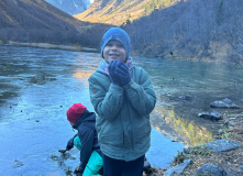 Кавказ, Седой старец Домбай и дети