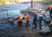 Северо-Запад, Тренировка по спасработам для водников в Лосево