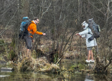 Подмосковье, English club в Мещере с ночевкой в приюте