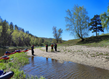 Урал, Байдарки на Урале : майский сплав по реке Сакмара