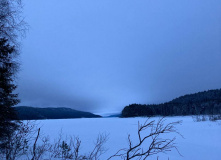 Карелия, По следам на снегу: Северная Карелия на снегоходах и лыжах с детьми