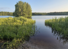Северо-Запад, Заброшенный аэродром, Градуевские озера и финская линия VKT (разведка)
