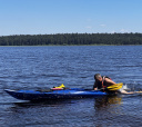 Подмосковье, Активный Каяк Кэмп на морских одноместных каяках