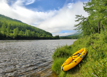 Сибирь, Восточный Саян: сплав по реке Диби и Ока Саянская на байдарках