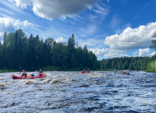 Карелия, Сплав по реке Суна на байдарках