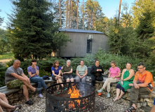 Подмосковье, Лесной лагерь с детьми на Валдае (Новгородская область)