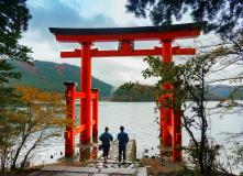 Япония, Осень у подножия Фудзиямы