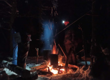 Подмосковье, Экстрим-ночевка: первый опыт зимней ночёвки в лесу