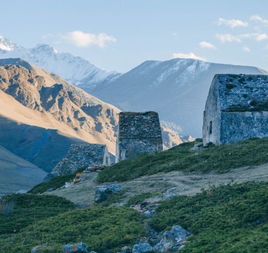 Кавказ, Горный лагерь в Чегемском ущелье (Кабардино-Балкария)
