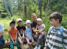 Подмосковье, Лесной лагерь с детьми на Валдае (Новгородская область)