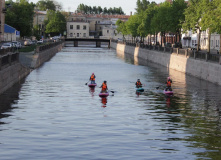 Северо-Запад, SUP-прогулка по центру Питера: Новая Голландия и река Мойка