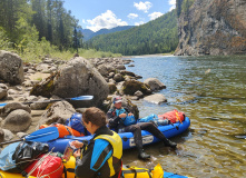 Сибирь, Восточный Саян: сплав по реке Диби и Ока Саянская на байдарках