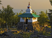 Урал, Гора Качканар. Буддийский храм "Шедруб Линг"