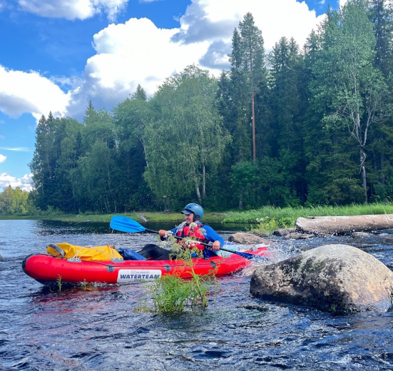 Карелия, Сплав по реке Суна на байдарках