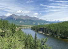 Сибирь, Восточный Саян: сплав по реке Диби и Ока Саянская на байдарках