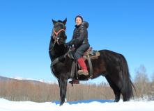 Кавказ, Новогодние праздники в седле: зимний конный тур в горах Кавказа (ночёвки в тепле)