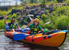 Северо-Запад, Сплав по реке Тихая с выходом в Ладогу