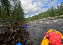 Сибирь, Восточный Саян: сплав по реке Диби и Ока Саянская на байдарках
