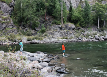 Сибирь, Восточный Саян: сплав по реке Диби и Ока Саянская на байдарках