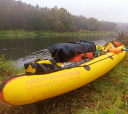 Подмосковье, Поход на одноместных байдарках по реке Протва с автосопровождением