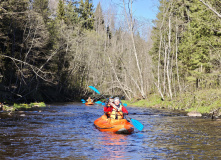 Подмосковье, Сплав на байдарках по реке Осуга (разведка)