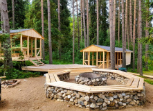 Подмосковье, Лесной лагерь с детьми на Валдае (Новгородская область)