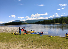 Сибирь, Восточный Саян: сплав по реке Диби и Ока Саянская на байдарках