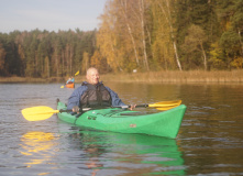 Подмосковье, Северная Истра. Двухдневный поход на морских каяках