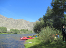 Сибирь, Тува, Западный Саян: по озеру Кара-Холь и реке Алаш на байдарках