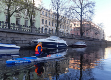 Северо-Запад, SUP прогулка по Питеру к храму Спаса на Крови